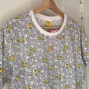 UNIQLO Keith Haring All-over Print Shirt